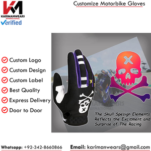 Gants de motocross VTT personnalisés, gants de conduite respirants, service OEM de marque privée, approvisionnement en gros pour les détaillants sportifs - Product Image 4