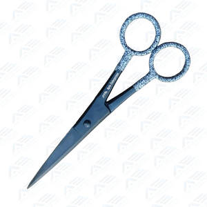 Ciseaux droits de coiffeur professionnel cisailles de coupe pour droitier Instruments de beauté en acier au carbone Instruments de soins de beauté - Product Image 2