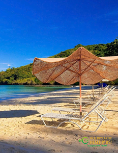 Parasol pliable en fibre de coco naturelle écologique pour hôtel, jardin, terrasse, plage et aménagement paysager - Product Image 3