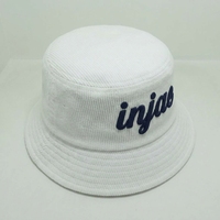 Chapeau Bob en Velours Côtelé Brodé 3D Personnalisé OEM ODM Marque Privée Fabricant Grossiste Faible MOQ Articles de Coiffure