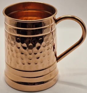 แก้วทองแดงแท้ขายดี พร้อมหูจับทองเหลือง ขัดเงาอย่างสวยงาม ดีต่อสุขภาพ เหมาะสำหรับใช้ในบ้าน - Product Image 5