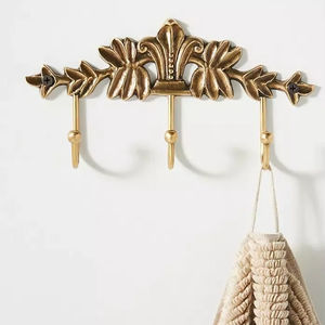 Cintre de mariage vintage en laiton pur, style antique, pour robe de mariée, en cuivre vieilli, à prix imbattable - Product Image 1