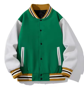 Chaqueta Universitaria Clásica de Invierno para Hombre, Estilo Letterman, Resistente al Viento, Ecológica, para Equipos Deportivos, Venta al Por Mayor - Product Image 3