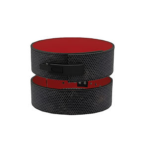 Cinturón de Gimnasio de Cuero Vacuno Resistente, Textura de Panal de Abeja, Antideslizante, para Levantamiento de Pesas y Entrenamiento de Fuerza, Máxima Resistencia - Product Image 1