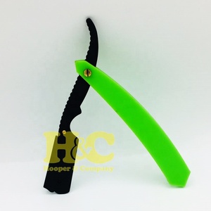 New Professional Barber <b>Razor</b> Wholesale Rate Silver Polish Stainless Steel Handle Changeable Blade Barber <b>Razors</b> Salon - Product Image 2