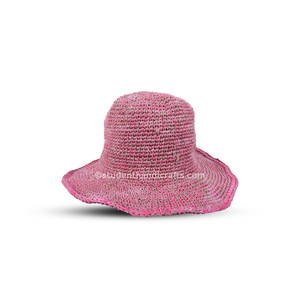 Chapeau Bob en Chanvre Uni pour Femme - Product Image 1