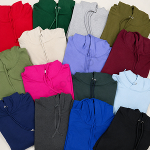 Sweat-shirt à capuche décontracté pour homme, coupe classique, couleur unie, en molleton bouclette, lot de stock du Bangladesh, vente en gros - Product Image 5