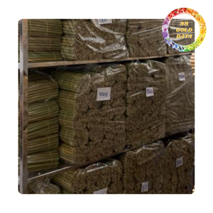 Pailles en bambou de qualité supérieure, écologiques, réutilisables, pour café, jus et cocktails - Product Image 1