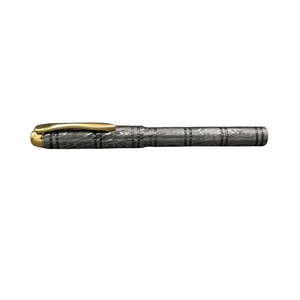 Stylo de luxe en métal avec corps à motifs décoratifs, clip de poche élégant, papeterie de bureau exécutive haut de gamme - Product Image 1