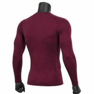 T-shirt de sport à manches courtes pour homme, haute élasticité, séchage rapide, vêtements de gym, entraînement, t-shirts de compression unis - Product Image 4