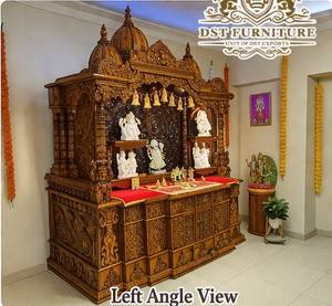 Traditional Pooja <b>Mandir</b> Perfect for Indian Homes Big Size Teak Wood Home <b>Mandir</b> Large Pooja <b>Mandir</b> for Luxurious Home Australia - Product Image 5