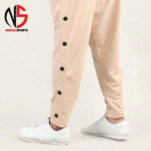 Pantalon de jogging pour homme grande taille OEM de haute qualité, personnalisé, respirant, en molleton de coton pour automne-hiver, tissu toile 2026 - Product Image 2