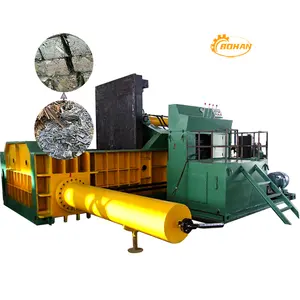 Factory Direct Sales Model Complete Automatic Hydraulic Iron Packaging Machine Car Baler Scrsp Metal Custom Motor Provided HEN