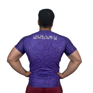 เสื้อรัดกล้ามเนื้อผู้ชายแบบขายส่งปี 2026 สำหรับกีฬา MMA แขนยาว ผ้ายืดสแปนเด็กซ์ รุ่น Rush Gurads - Product Image 5