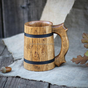 Taza de Café de Madera Tradicional Hecha a Mano en India, Producto de la Mejor Calidad de Exportación con el Precio Más Bajo, Red de Suministro Mundial - Product Image 2