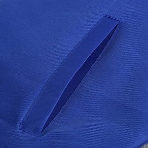 Delantal de la Francmasonería Worshipful Master Blue Lodge - Azul Marino con Flecos Plateados, Tipo de Tela: Cuero de Alta Calidad - Product Image 4