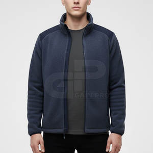 Veste en sherpa pour homme, matière douce et moelleuse, coupe confortable, idéale pour les activités hivernales en plein air, les voyages et le confort quotidien - Product Image 3