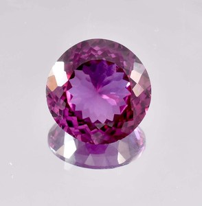 Alexandrite naturelle à changement de couleur violet, certifiée IGI, taille ronde, pierre précieuse en vrac avec effet lumineux pour la fabrication de bagues et bijoux fins - Product Image 1