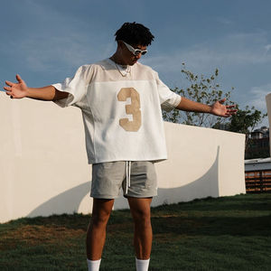 Camiseta Personalizada para Hombre, 100% Algodón, Gruesa, Extra Grande, Lisa, Vintage, Lavada, con Estampado Personalizado, Estilo Urbano - Product Image 4