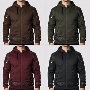 Sudadera con Capucha para Motociclista Reforzada con Kevlar Premium, Armadura de Nivel CE, Sudadera Protectora Urbana para Motociclistas - Product Image 3