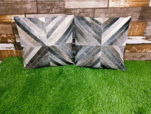 Nouveau fait à la main canapé oreiller Vintage véritable peau de vache coussin couvre 19 "à la main Art maison cas décoratif broderie coussin Arts - Product Image 4