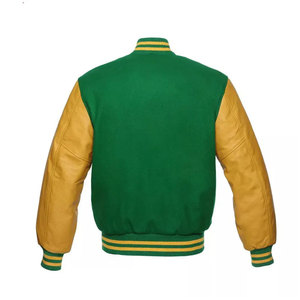 Veste universitaire unisexe en PU bleu marine avec lettre S, à capuche, respirante, col montant, coupe classique, style décontracté, pour l'hiver, en polyester/coton - Product Image 5