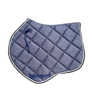 Tapis de selle scintillant marron pour cheval, tapis équestre brillant pour concours et entraînement, tapis de selle de saut marron scintillant - Product Image 5