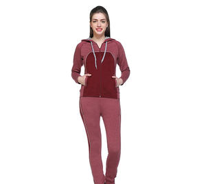 Survêtement polaire écologique pour femme, coupe classique, avec cordon de serrage, idéal pour l'hiver – Nouvelle collection en promotion - Product Image 1