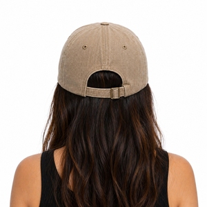 Unisex <b>Baseball</b> <b>Cap</b> Adjustable Strap <b>Plain</b> Cotton Casual Outdoor Hat Soft Comfortable Neutral Color Headwear Denim Fabric - Product Image 2