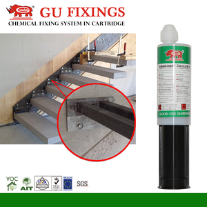 Résine chimique d'ancrage polyester bicomposante de qualité construction, à durcissement rapide, gris, choix économique pour fixation moyenne intensité - Product Image 5