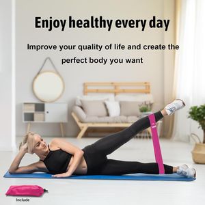Ensemble de bandes de résistance multicolores pour l'entraînement, 5 niveaux de résistance, pour faire des exercices - Product Image 3