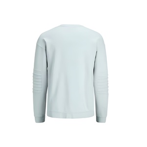 Sweat-shirt à col rond oversize pour homme de haute qualité, en coton molletonné, style streetwear décontracté, vente en gros OEM - Product Image 2