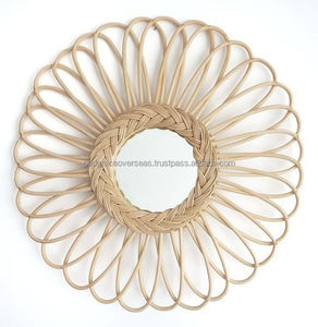 กระจกรูปดอกไม้แบบแขวนกระจกแบบแขวนน่ารักสำหรับตกแต่งอย่างยั่งยืนกระจกรูปทรงดอกไม้จาก - Product Image 2