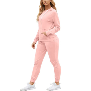 new design unisex winter hooded <b>fleece</b> tracksuit set breathable sportswear <b>running</b> outfit wholesale custom high quality - Product Image 4