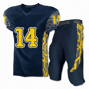 Progettato per Comfort e Mobilità, Set di Uniformi Personalizzate per Football Americano, Taglie Extra Large, Cuciture di Alta Qualità e Vestibilità Perfetta - Product Image 1