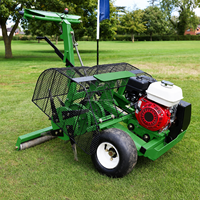 Aérateur de gazon à fente profonde Autoslit 900 mm auto-alimenté avec profondeur de travail de 150 mm pour terrains de sport - Prix de dépôt