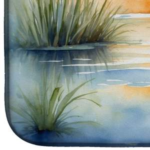 Alfombrilla de secado de platos absorbente emergente de Blue Heron para mostrador de cocina 14X21 "alfombrilla de escurridor de platos de desvanecimiento de día Multicolor - Product Image 4