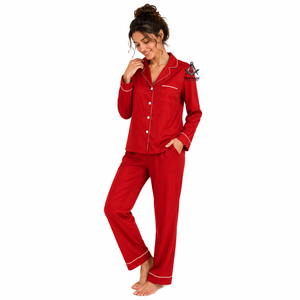 Conjunto de Pijama de Dos Piezas HMR Custom Divine Nine Sorority, Ropa de Dormir Transpirable e Informal, Última Moda de Primavera - Product Image 1