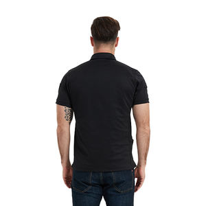 Plus Size Men's <b>White</b> T-shirt Polyester/Cotton Jersey Knitted <b>Tee</b> O-neck Short Sleeve Casual Solid Color Blank Design - Product Image 4