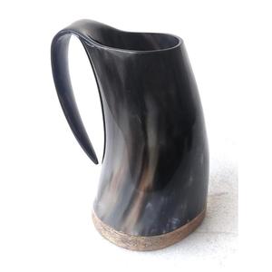 Cheap Price Eco-Friendly Handmade Waterproof Modern Antique Viking Buffalo Horn Tankard Drinking Natural Crafts Champagne Beer - Product Image 5