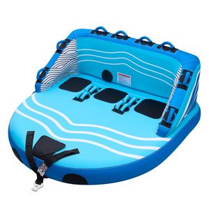 Tubo Gonfiabile Trainabile in PVC per 3 Persone, Capacità 230 kg, per Sport Acquatici e Nautica - Product Image 1