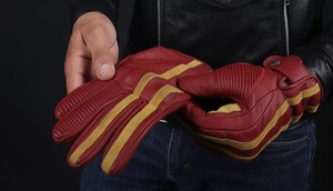 Gants de moto décontractés en cuir de qualité supérieure avec protections résistantes aux chocs, conception de protection renforcée pour une utilisation en extérieur - Product Image 6