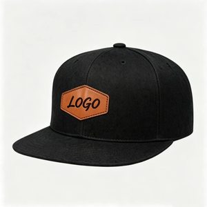 Casquettes Snapback en Cuir Personnalisées en Gros, Casquettes de Baseball Hip Hop à Visière Plate, Vierge, Faible MOQ, Logo Personnalisé, Vietnam - Product Image 4