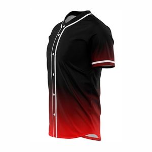 Camiseta de Béisbol Sublimada de Malla Transpirable, Uniforme de Equipo Personalizado, Cierre Completo con Botones, Ropa Deportiva Ligera para Entrenamiento - Product Image 3