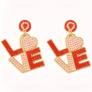 Pendientes artesanales con cuentas, elegantes, ideales para regalo y fiesta, para mujer, al mejor precio. - Product Image 4