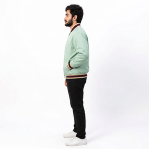 Fast Delivery custom baseball varsity <b>jacket</b> <b>fleece</b> <b>lining</b> <b>with</b> name embroidery oversized fit for US Retailers - Product Image 5