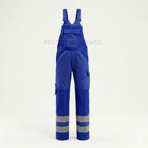 OEM Services Women's Workwear Coverall 100% Cotton Breathable Bib Pant - Product Image 3