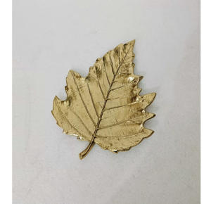 Plateau décoratif en aluminium plaqué or feuille d'argent moderne plateau de service de table pour la maison jardin noël - Product Image 4