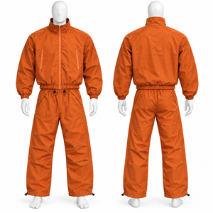 Nouveautés : Ensemble coupe-vent en nylon pour homme avec logo personnalisé, style streetwear, respirant et à séchage rapide - Product Image 1