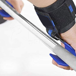 Sangles de levage à crochet rembourrées avec support de poignet pour l'entraînement, la musculation et l'haltérophilie - Product Image 4